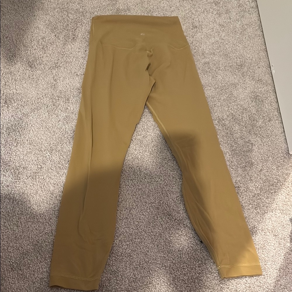 Lululemon Athletica Mustard Leggings